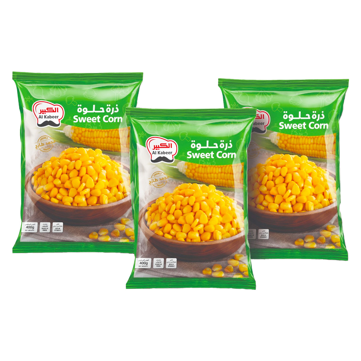 Al Kabeer Sweet Corn 3 x 400 g