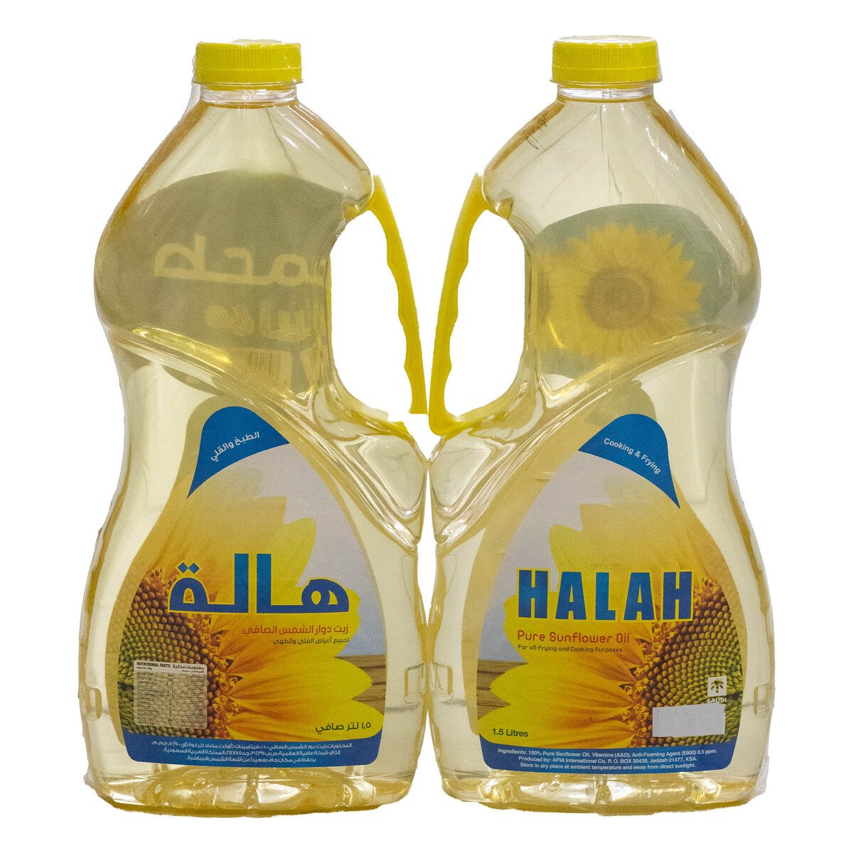 Halah Sunflower Oil Value Pack 2 x 1.5 Litres