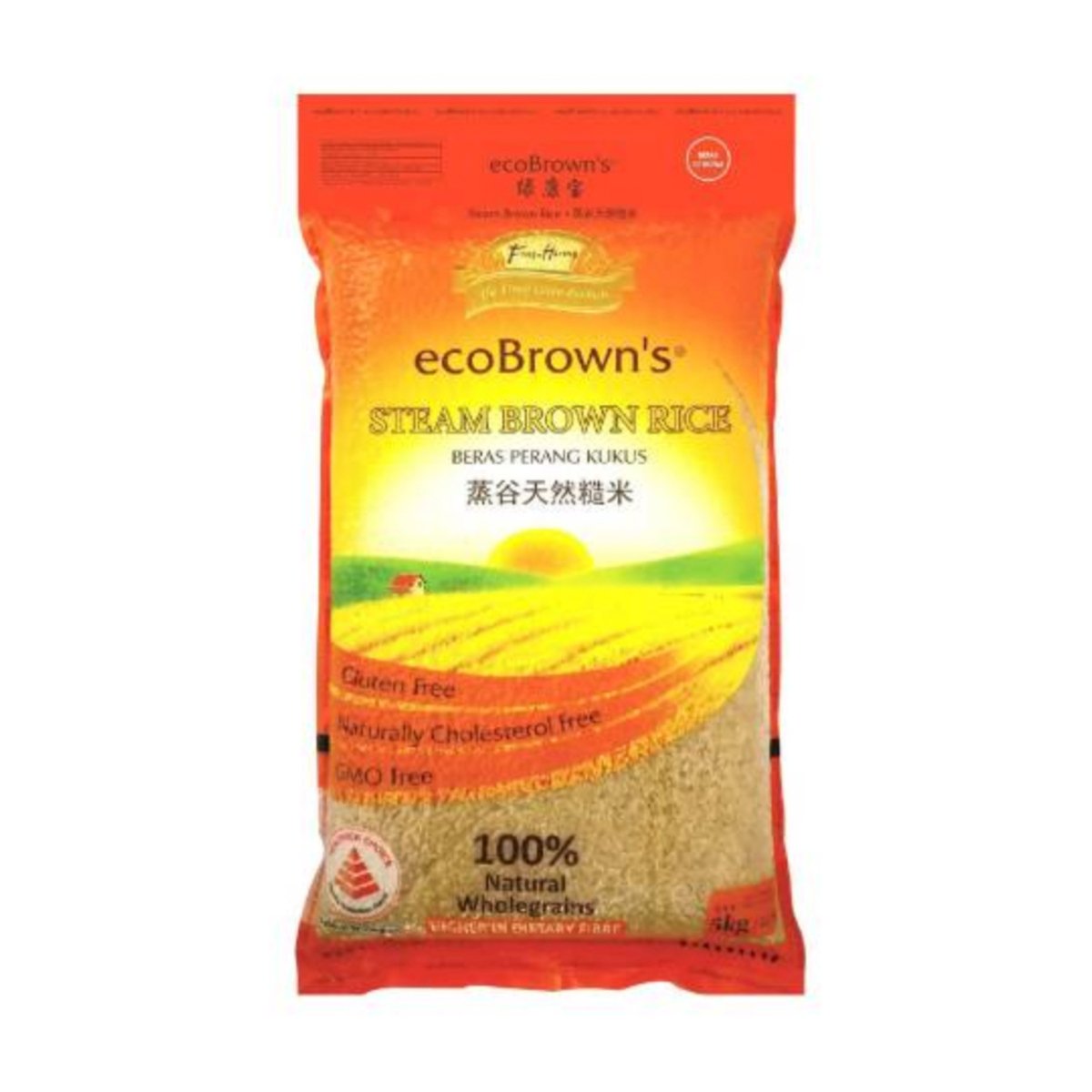 Ecobrown Steam Brown Rice 5kg