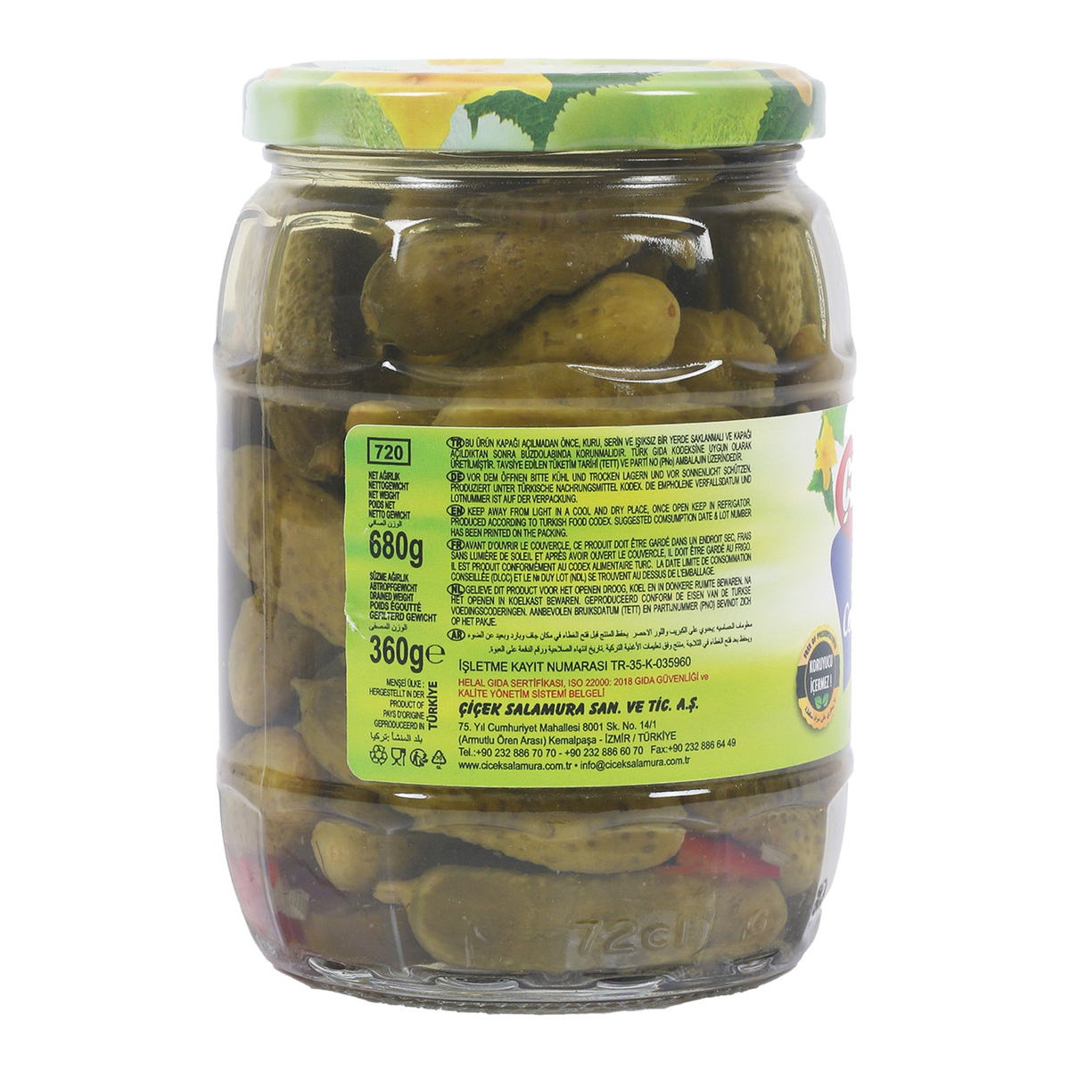 Cicek Baby Gherkins Pickle 680 g