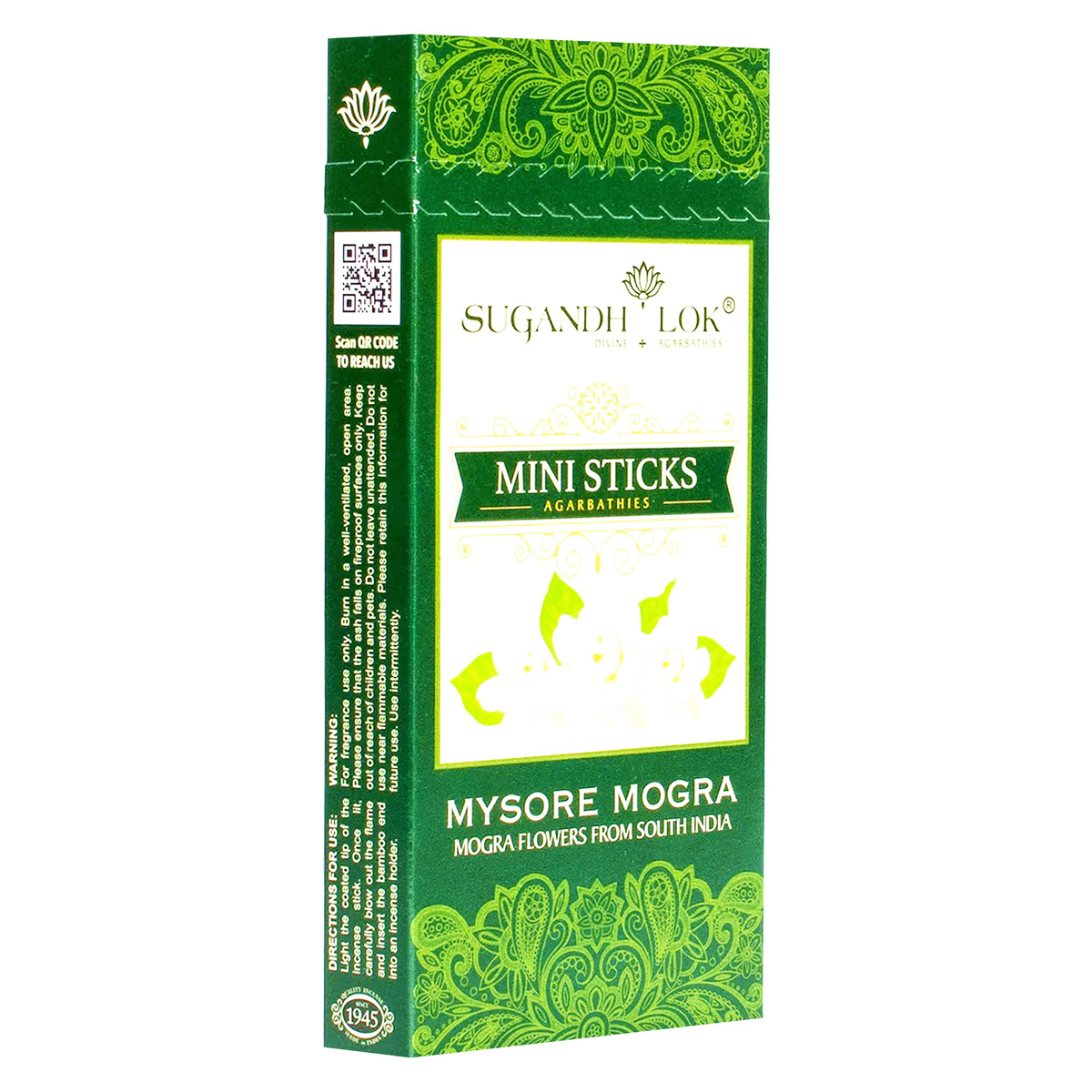 Sugandh Lok Mysore Mogra Mini Sticks Agarbathies 50 g