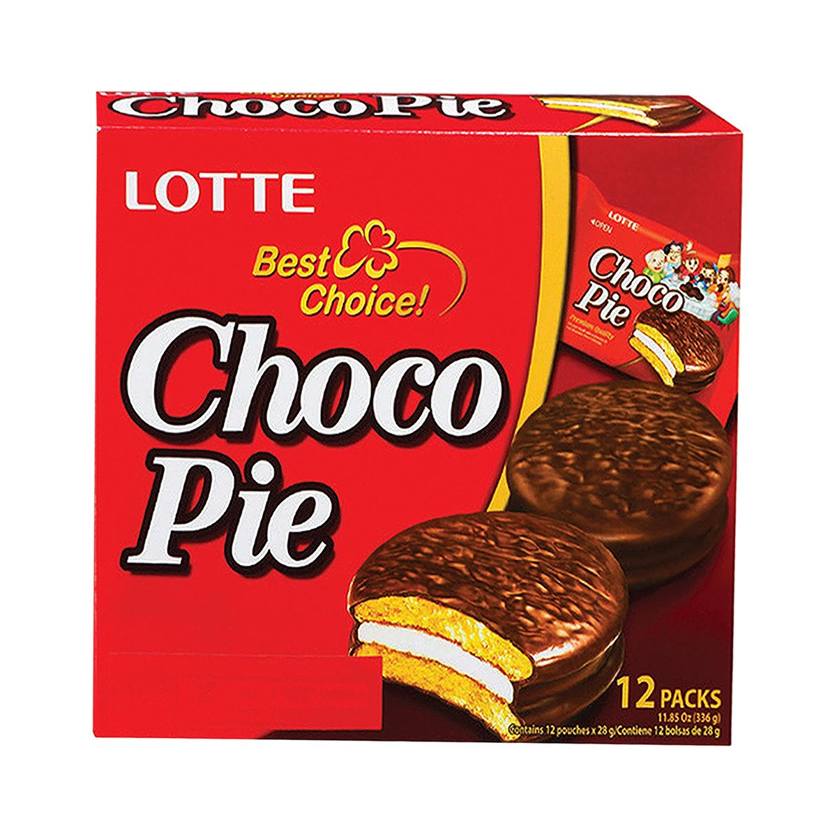 Lotte Premium Quality Chocolate Pie 336 g