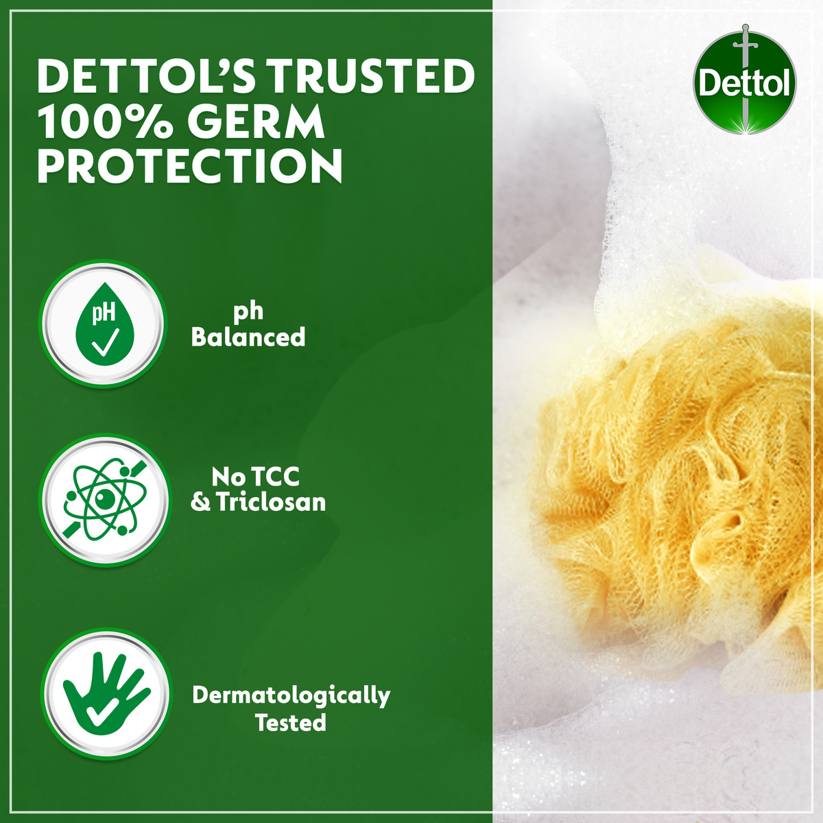 Dettol Anti-Bacterial Body Wash Nourish Honey & Shea Butter 500 ml