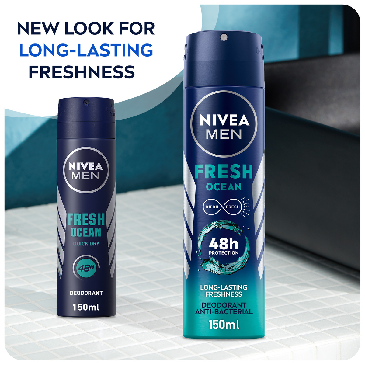 Nivea Men Deodorant for Men Fresh Ocean Spray 150 ml