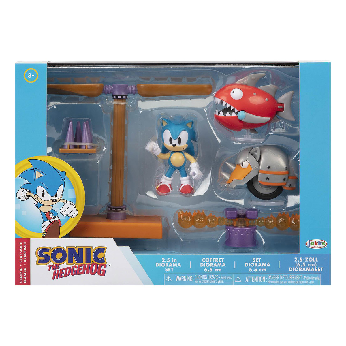 Sonic Hedgehog Wave 2 Flying Battery Zone Diorama Set, 2.5 inches, 41442