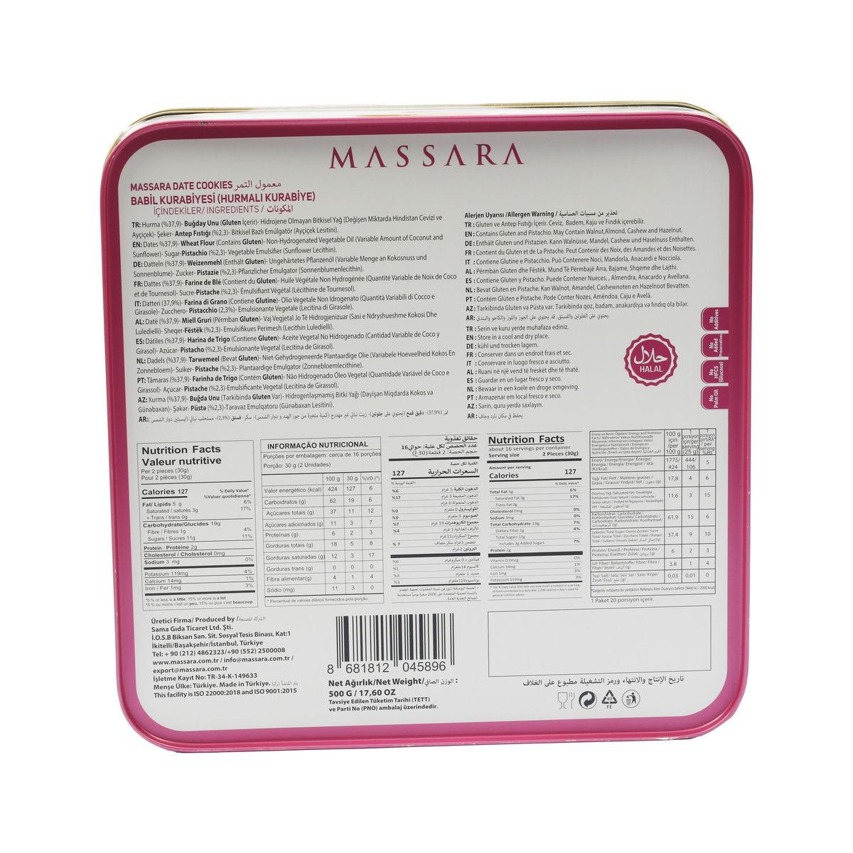 Massara Date Cookies 500 g