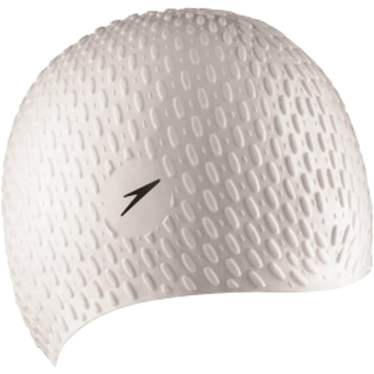 Speedo Bubble Swim Cap, White, SD8-709290003