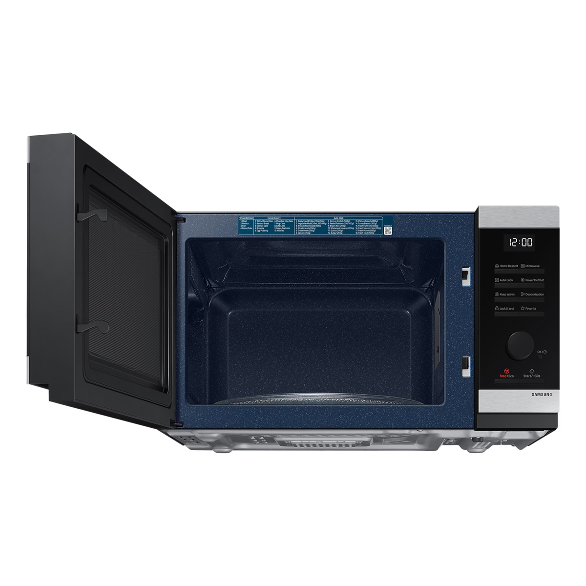 Samsung Microwave Oven with Power Defrost and Home Dessert, 1500 W, 32L, Black, MS32DG4504ATSG