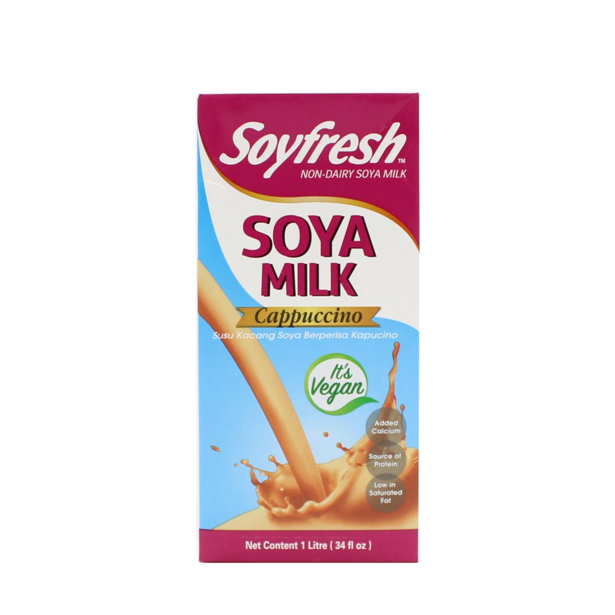 Soyfresh Soya Milk Cappuccino Value Pack 3 x 1 Litre