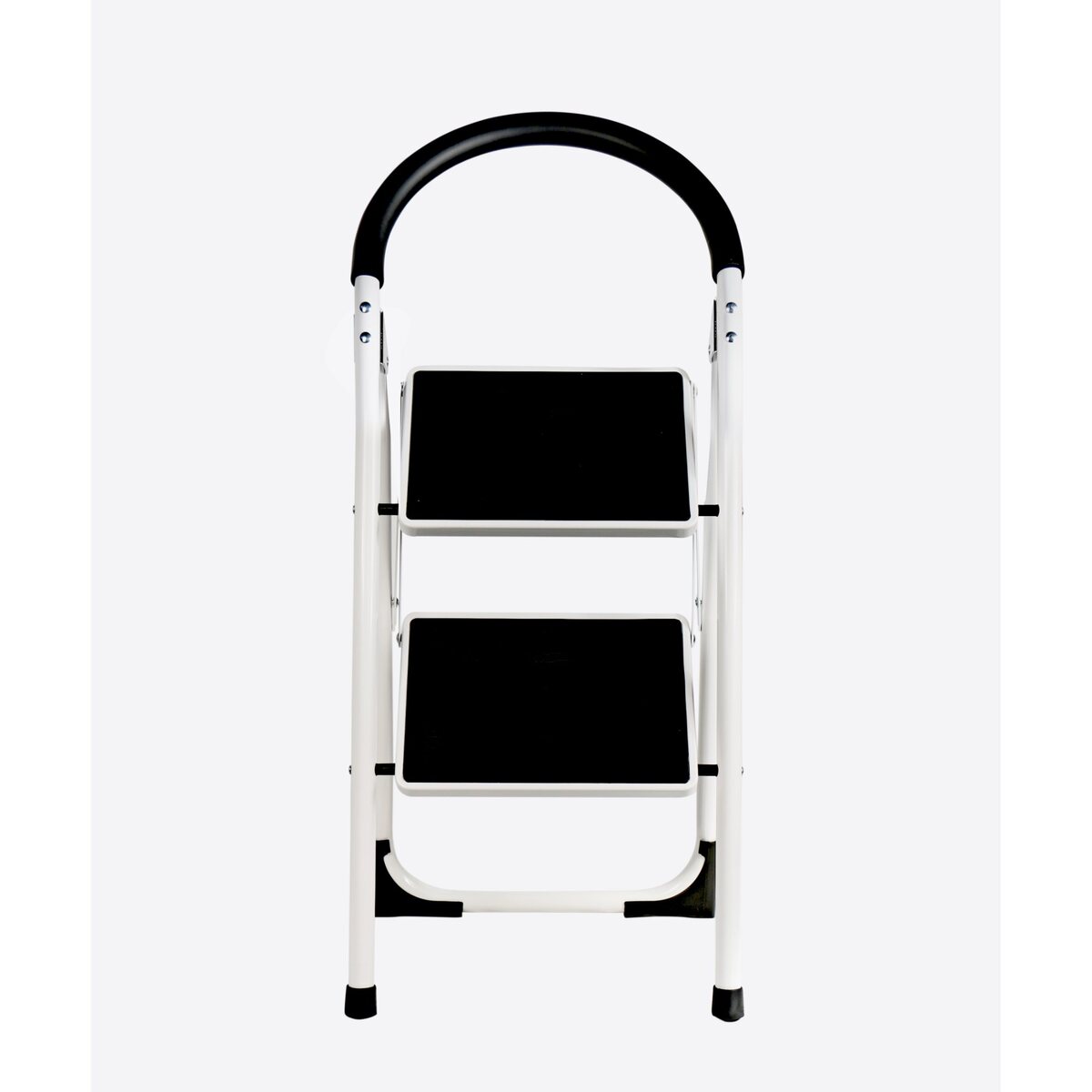 Namson Foldable 2 Step Steel Ladder with Non Slip Grip & Safety Lock, R26902