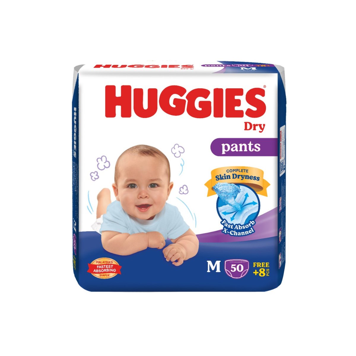 Huggies Dry Pants Super Jumpo Pack M50Counts