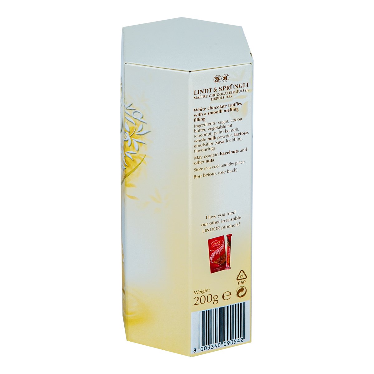 Lindt Lindor White Chocolate 200 g