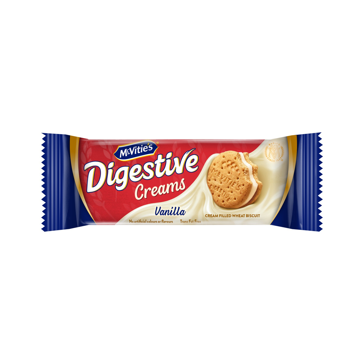 McVitie's Digestive Creams Vanilla Filled Wheat Biscuit 40 g