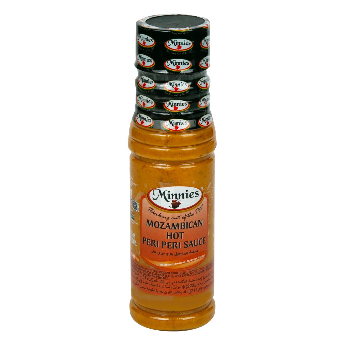 Minnies Mozambican Hot Peri Peri Sauce 250 ml