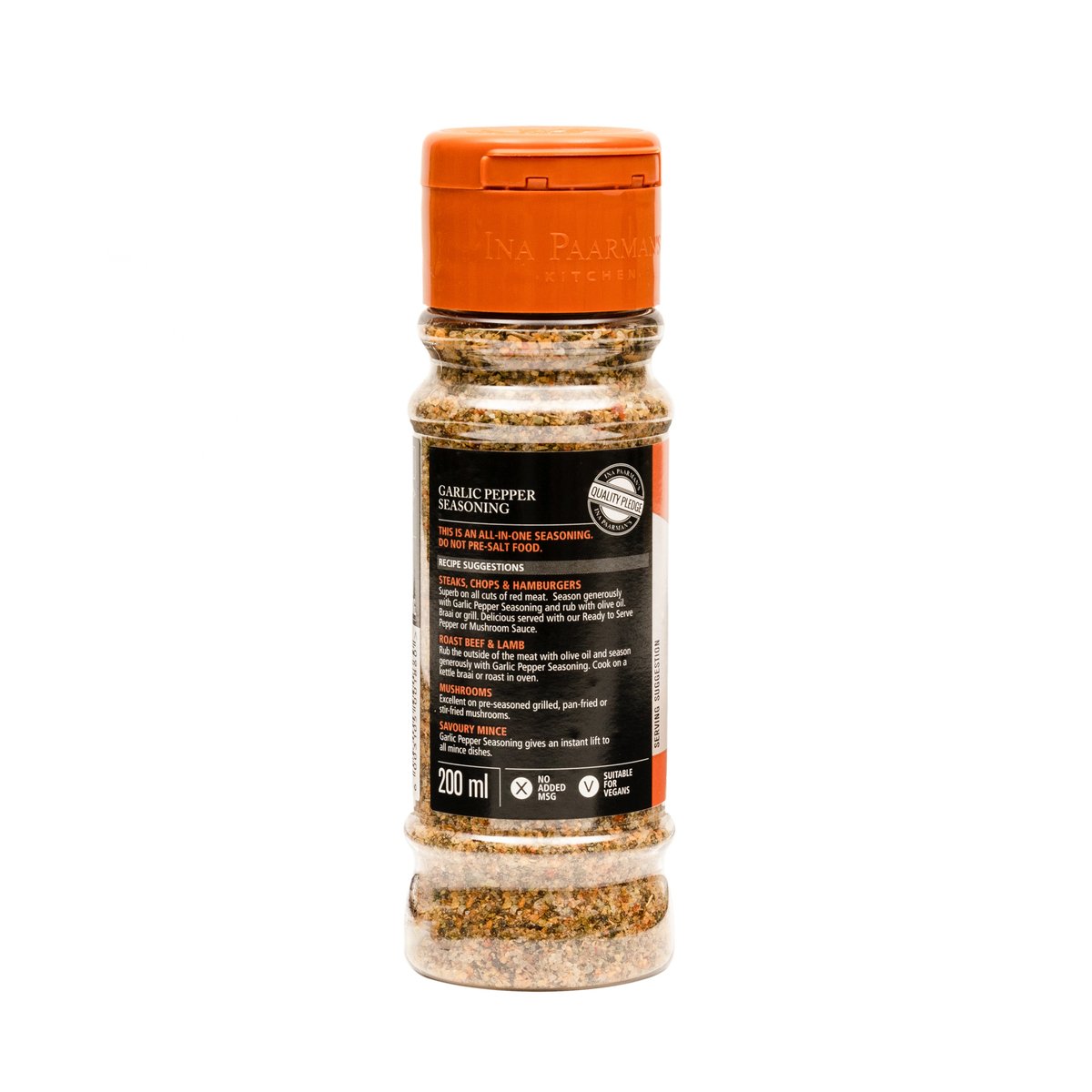 Ina Paarman's Garlic Pepper Seasoning 200 ml