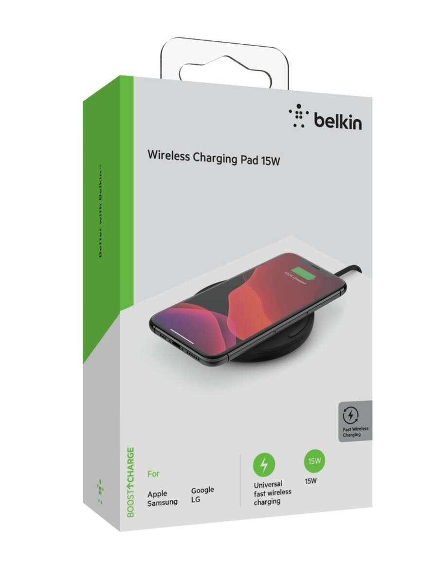 Belkin Boost Charge 15W Wireless Charging Stand and 24W Qc 3.0 Wall Charger