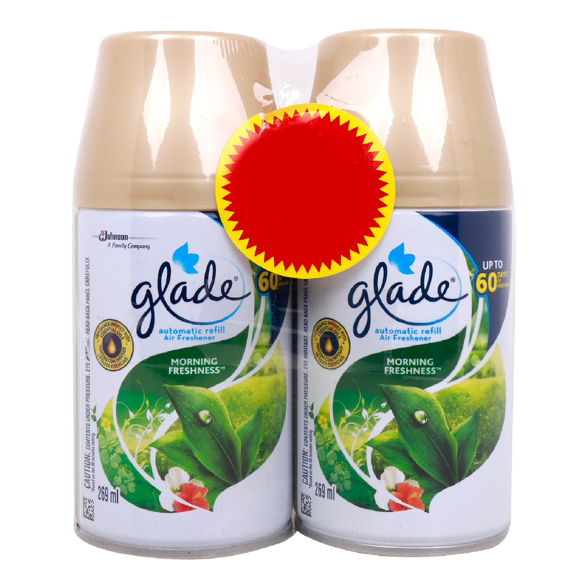 Glade Morning Freshness Automatic Refill Air Freshener 2 x 269 ml Online at  Best Price, Auto AF Machine Refl
