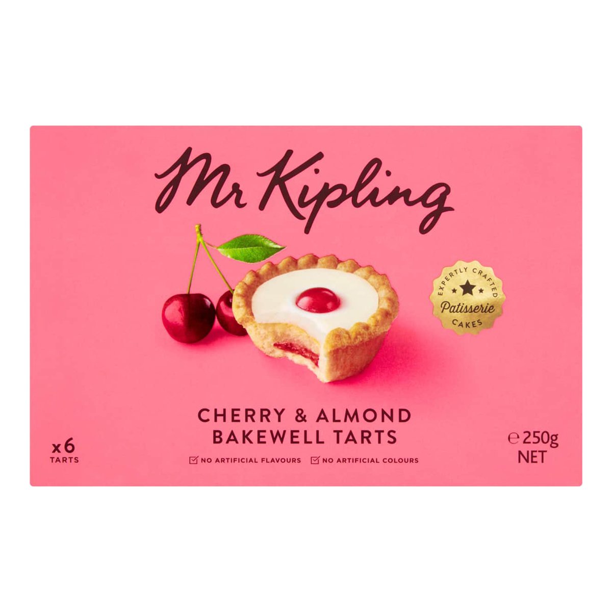 Mr Kipling Cherry & Almond Bakewell Tart 6 pcs