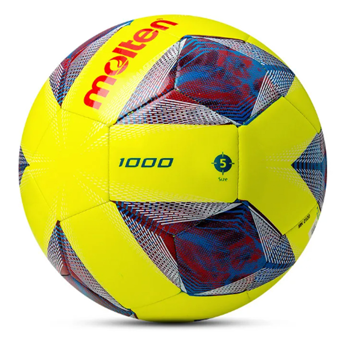 Molten Machine Sewn Syn Leather Football, Yellow, F5A1000-Y