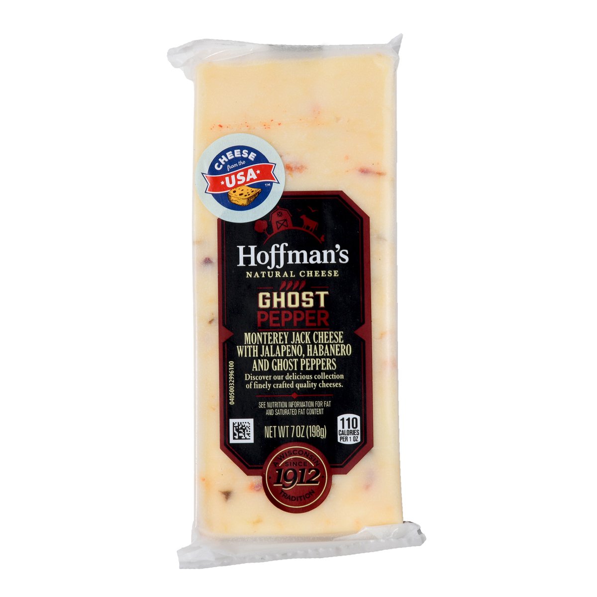 Hoffman's Pepper Jack Monterey Jack Cheese With Jalapeno Peppers 198 g