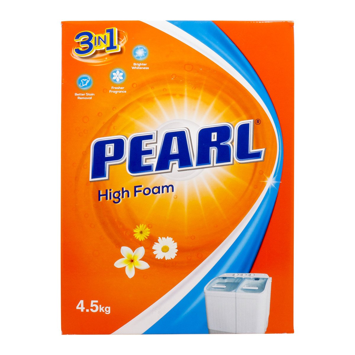 Pearl High Foam Washing Powder 4.5 kg