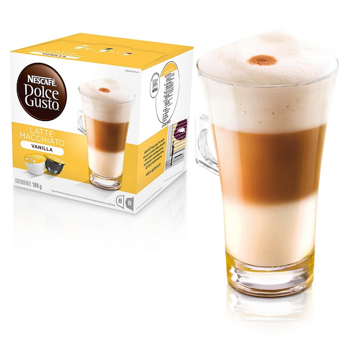 قم بشراء Nescafe Dolce Gusto Vanilla Latte Macchiato Coffee Capsules 16pcs Online At Best Price 3393