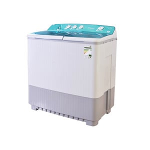 Super General Top Load Twin-Tub Semi-Automatic Washing Machine, 18 kg, White/Blue, SGW1800