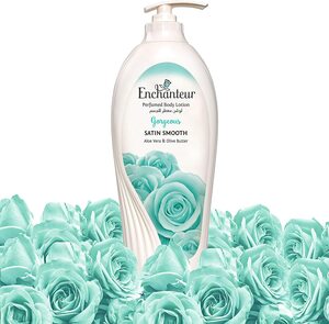 Enchanteur Satin Smooth Gorgeous Lotion with Aloe Vera & Olive Butter 750 ml