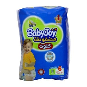 Baby Joy Baby Diaper Pants Junior Size 6 XXL 16+ kg 8 pcs