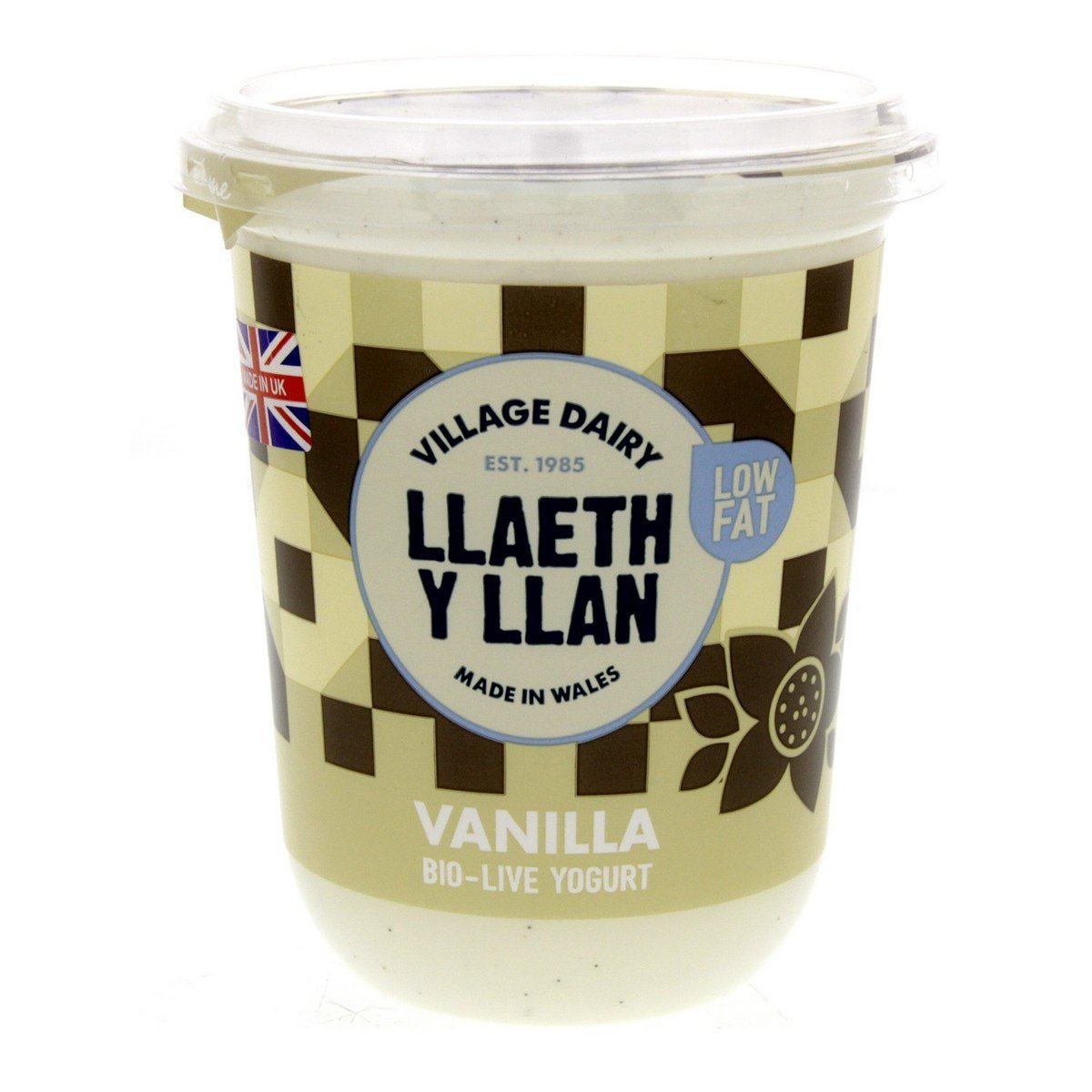 Village Dairy Vanilla Bio Live Yogurt Low Fat 450 g