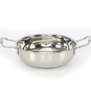 Chefline Induction Bottom Stainless Steel Kadai 20cm