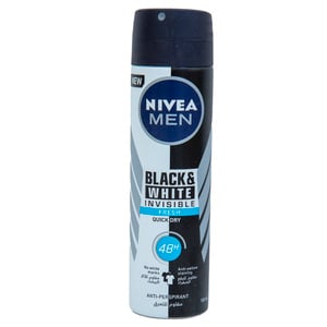 Nivea Men Black & White Anti-Perspirant Spray Fresh 150 ml