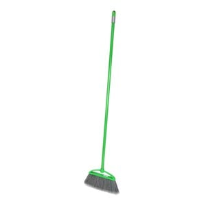 Mr.Brush 01002370012  Soft Broom with long Stick,Green color