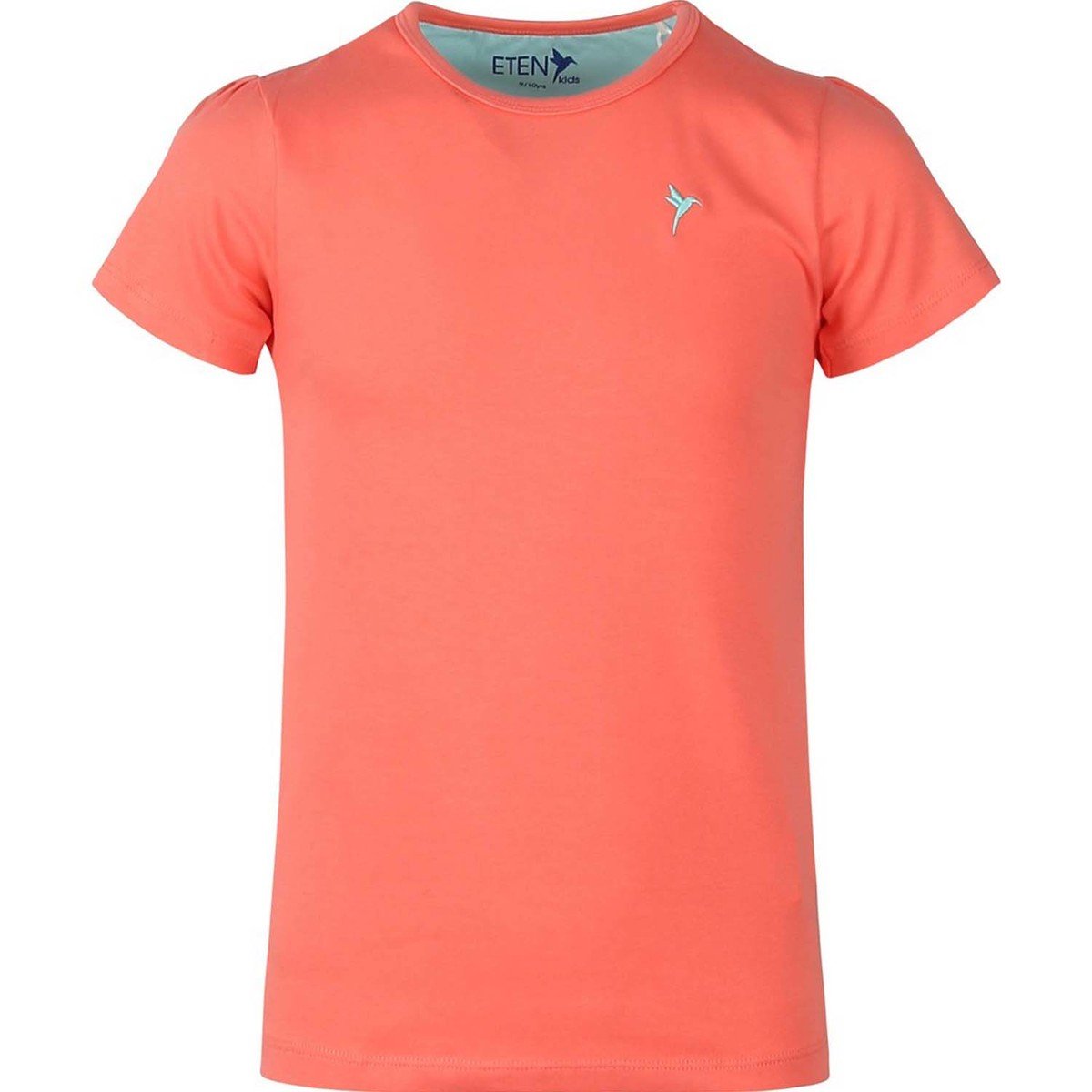 Eten Girls Basic Round Neck Short Sleeve Neon Pink 9 16 Y Online At Best Price Girl Basict