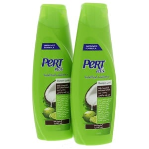 Pert Anti Dandruff Shampoo Coconut & Lemon 2 x 400 ml