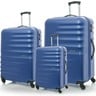 American Tourister Preston Hard Trolley 3Pc Set 55cm, 67cm, 77cm Blue