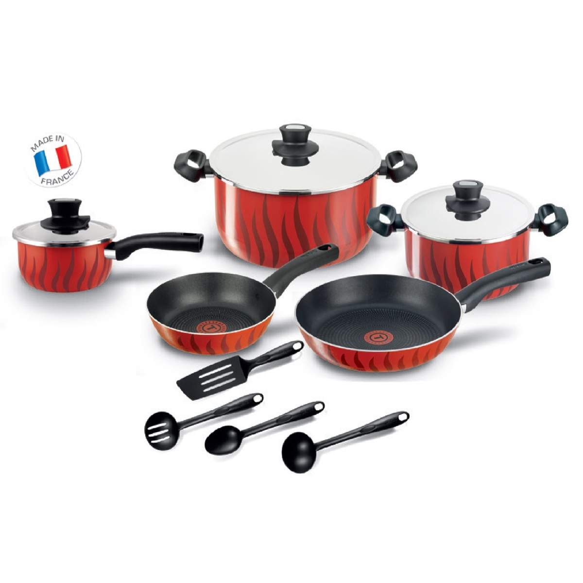 Tefal Cookware Set Tempo 12pcs C5489482 Online at Best Price, Cookware Sets