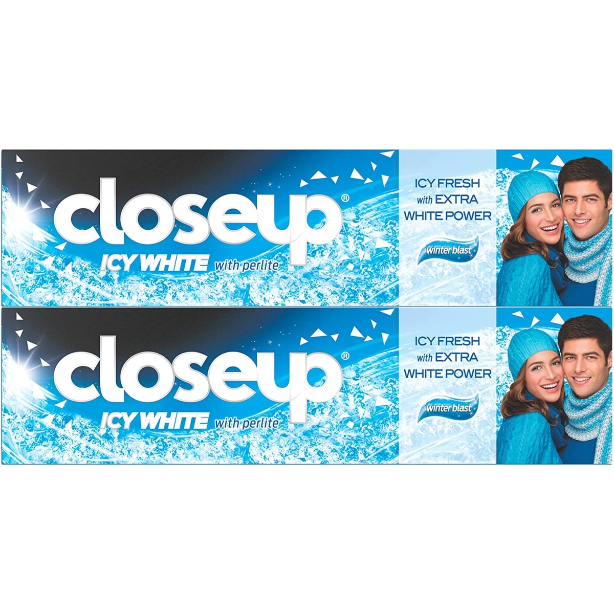 Closeup Icy White Winter Blast Toothpaste Value Pack 2 x 100 ml