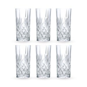 RCR Hiball Glass Tumbler 6pcs 35Cl Melodia