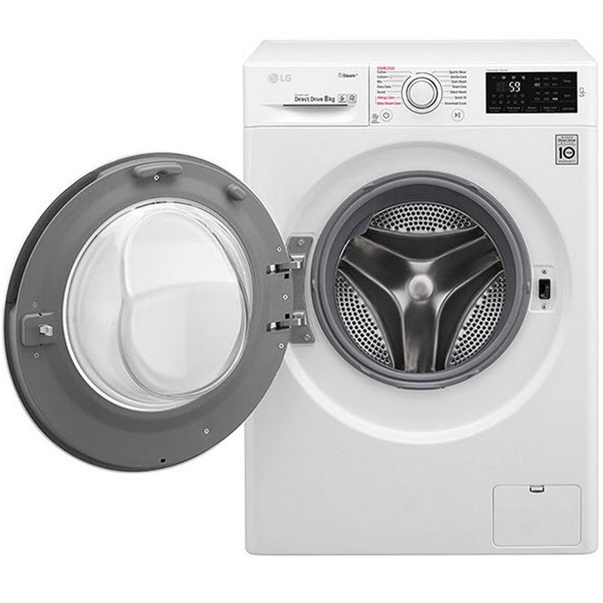 LG Front Load Washing Machine F4J6TNP8S 8Kg