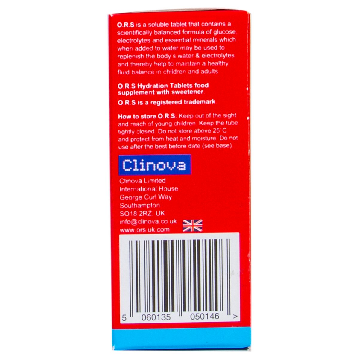 Clinova ORS Hydration Tablets Strawberry Flavour 12 pcs