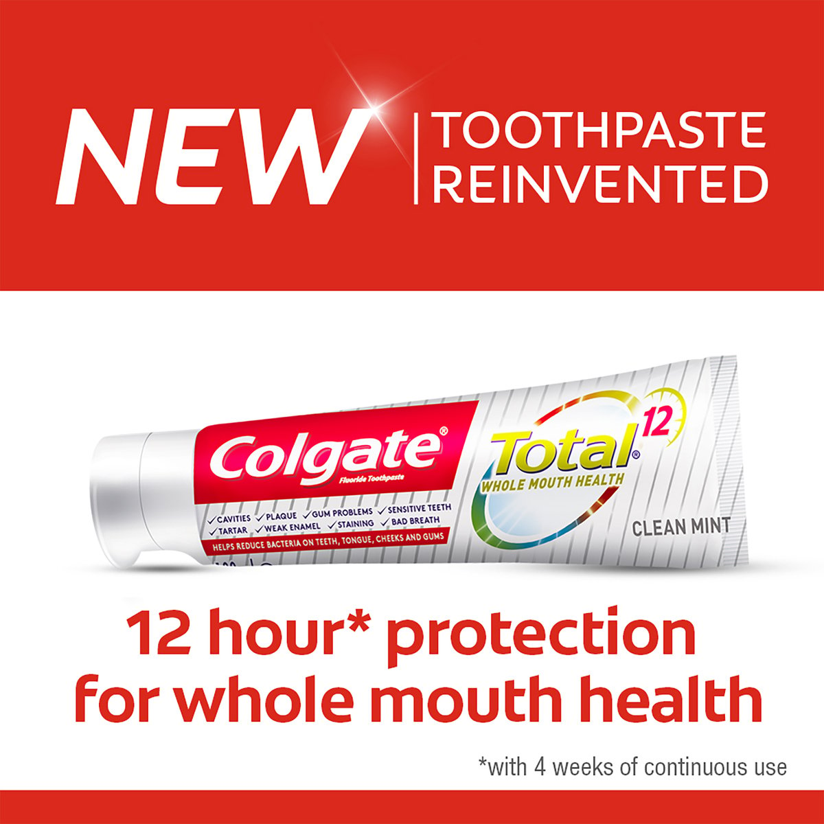 Colgate Fluoride Toothpaste Total Advanced Whitening 75ml Tooth Paste Lulu Bahrain 