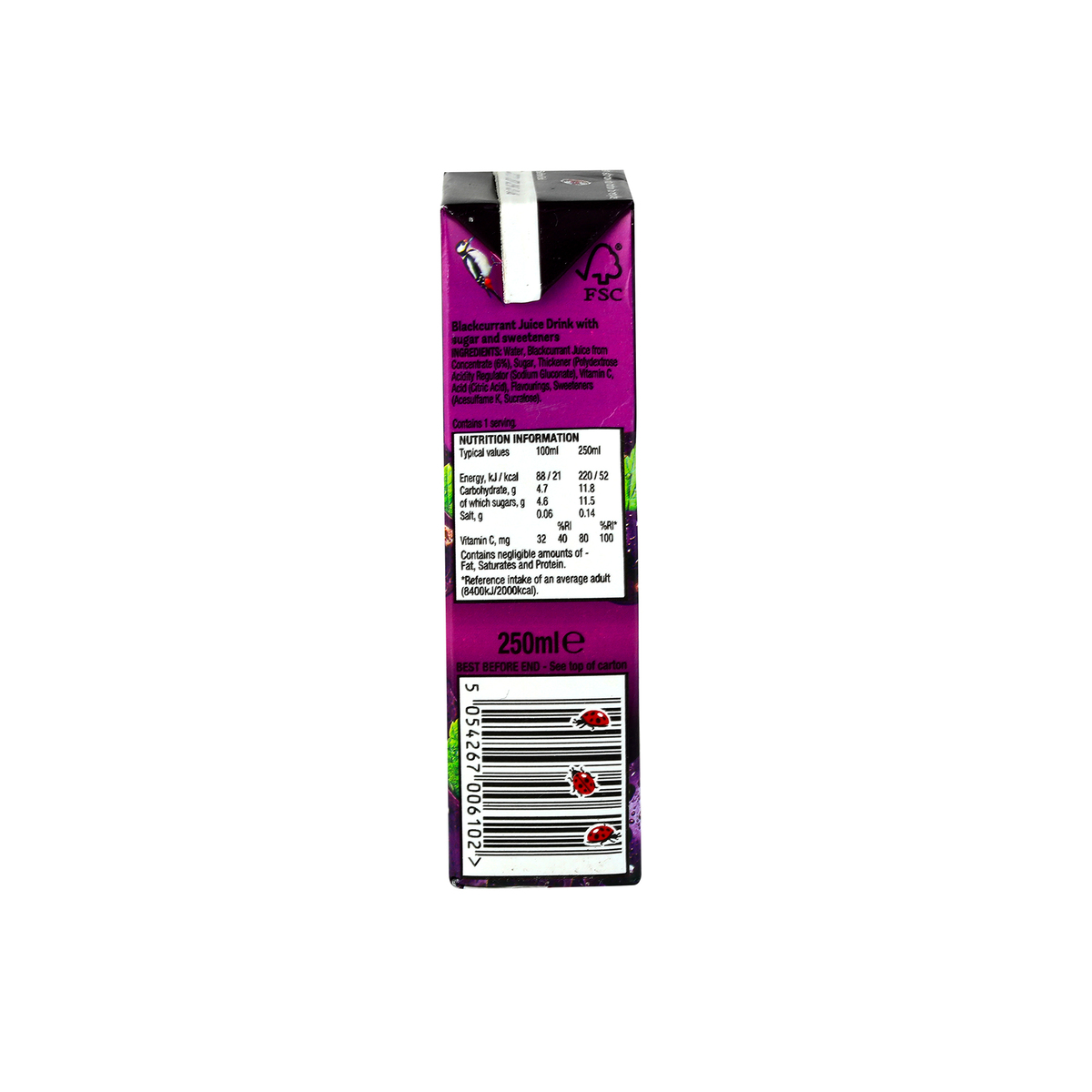 Ribena Juice Blackcurrant 250 ml