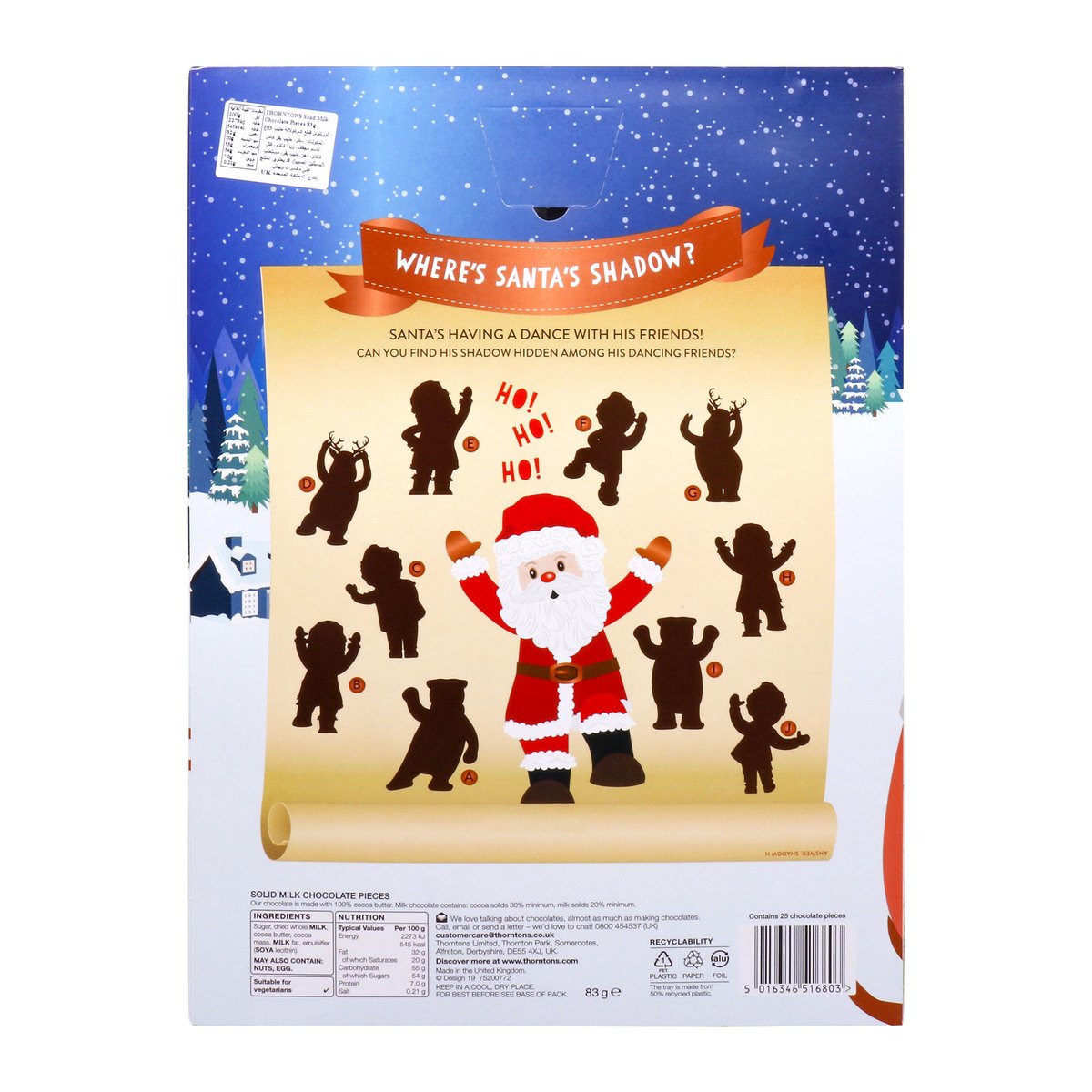 Thornton's Children's Advent Calendar Chocolate 83 g