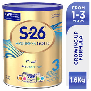 Nestle S26 Progress Gold Stage 3 Growing Up Formula From 1-3 Years 1.6 kg