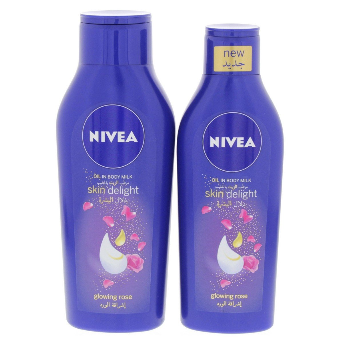 Nivea Glowing Rose Body Lotion 400 ml + 250 ml