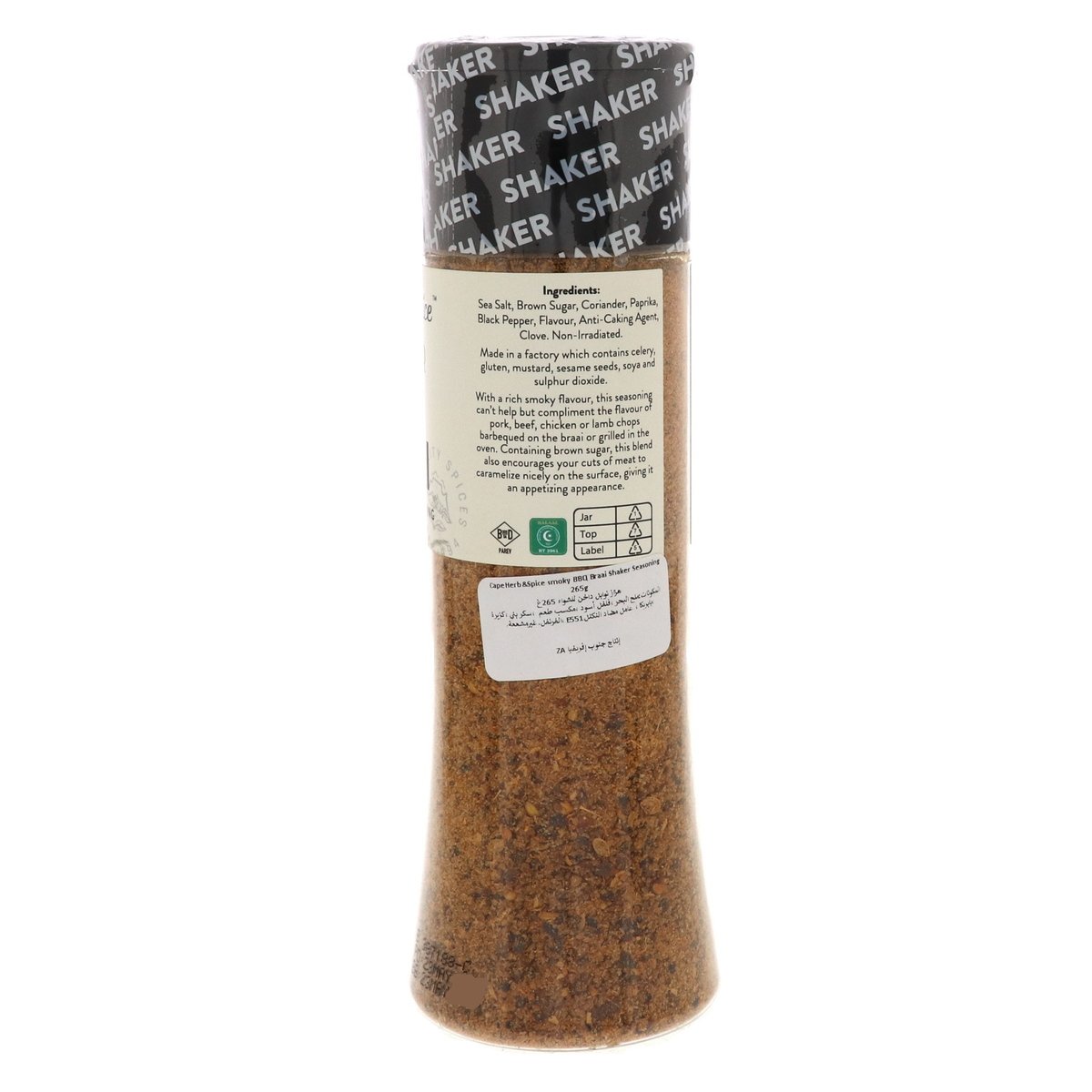 Cape Herb & Spice Smoky BBQ Braai Shaker Seasoning 265 g