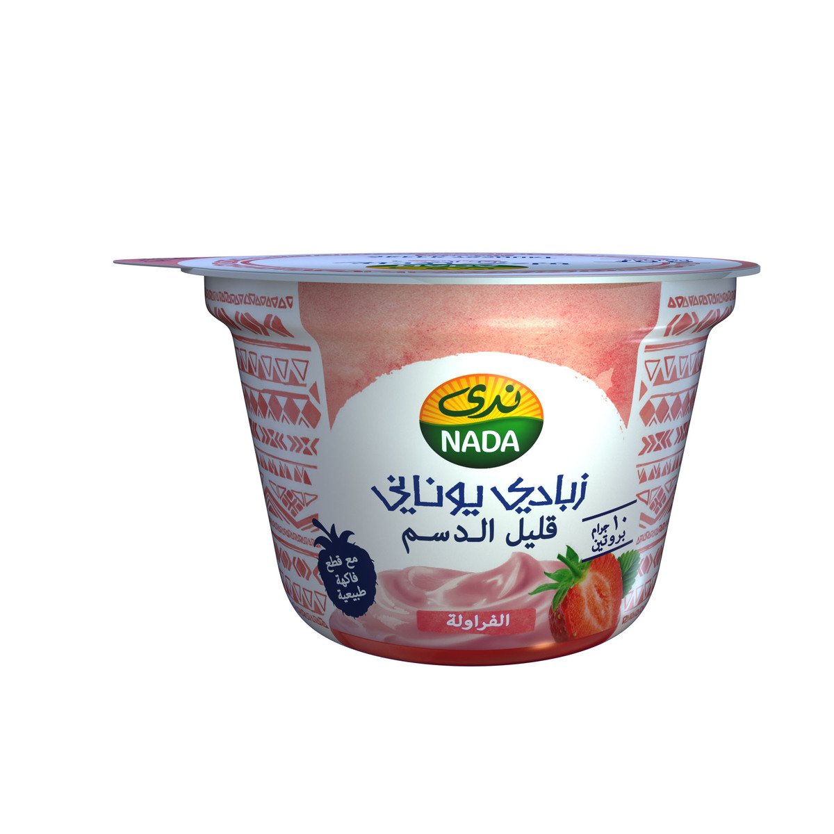 Nada Greek Yoghurt Strawberry Low Fat 160 g
