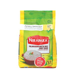 Nirapara Silky Sortex Rice Palakkadan Matta 5kg