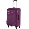 American Tourister Fiji 4 Wheel Soft Trolley, 71 cm, Plum